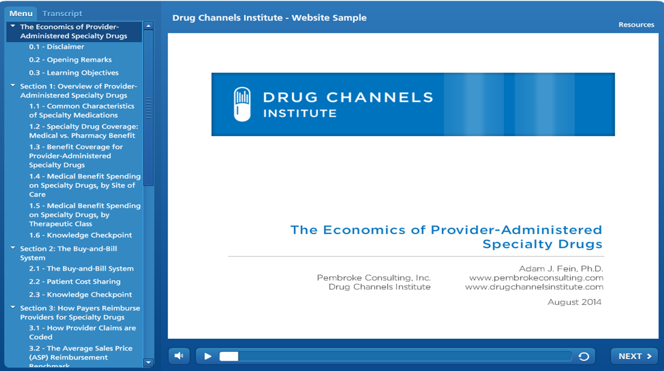 Economics of Provider-Administered Specialty Drugs